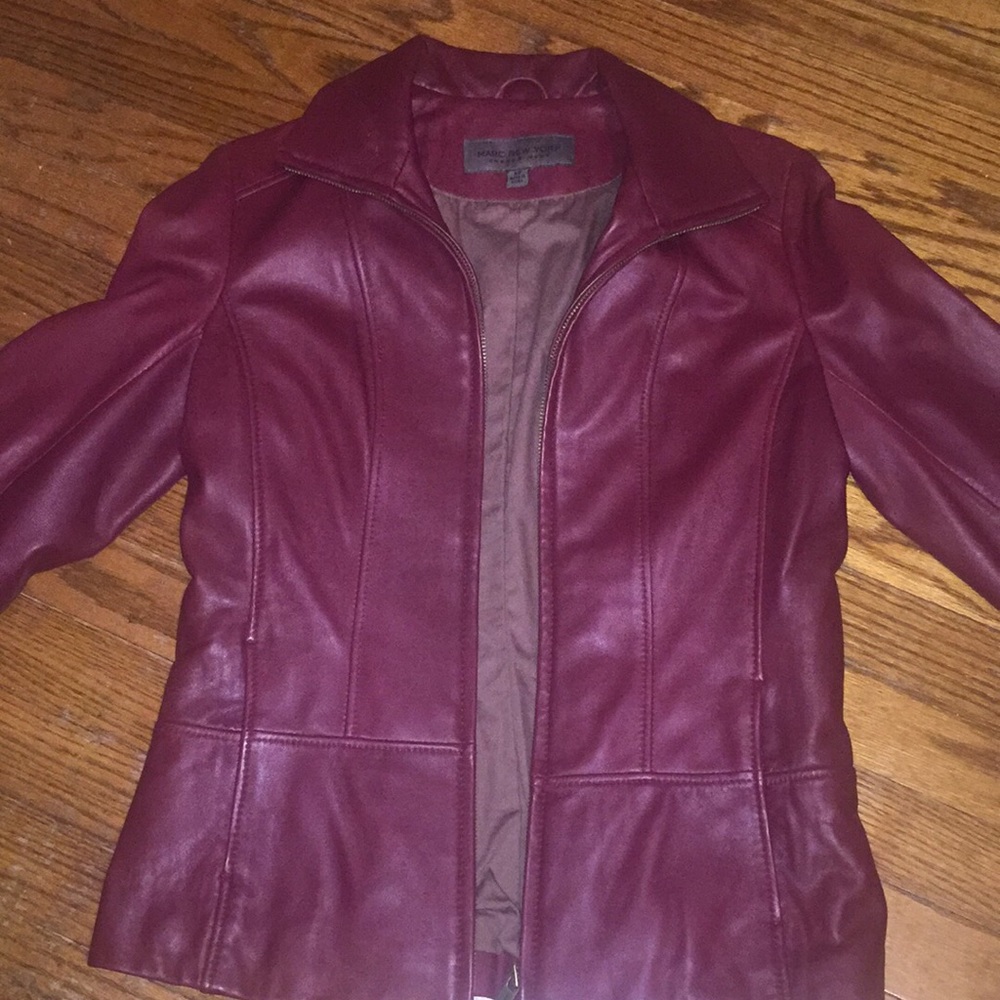 Leather jacket